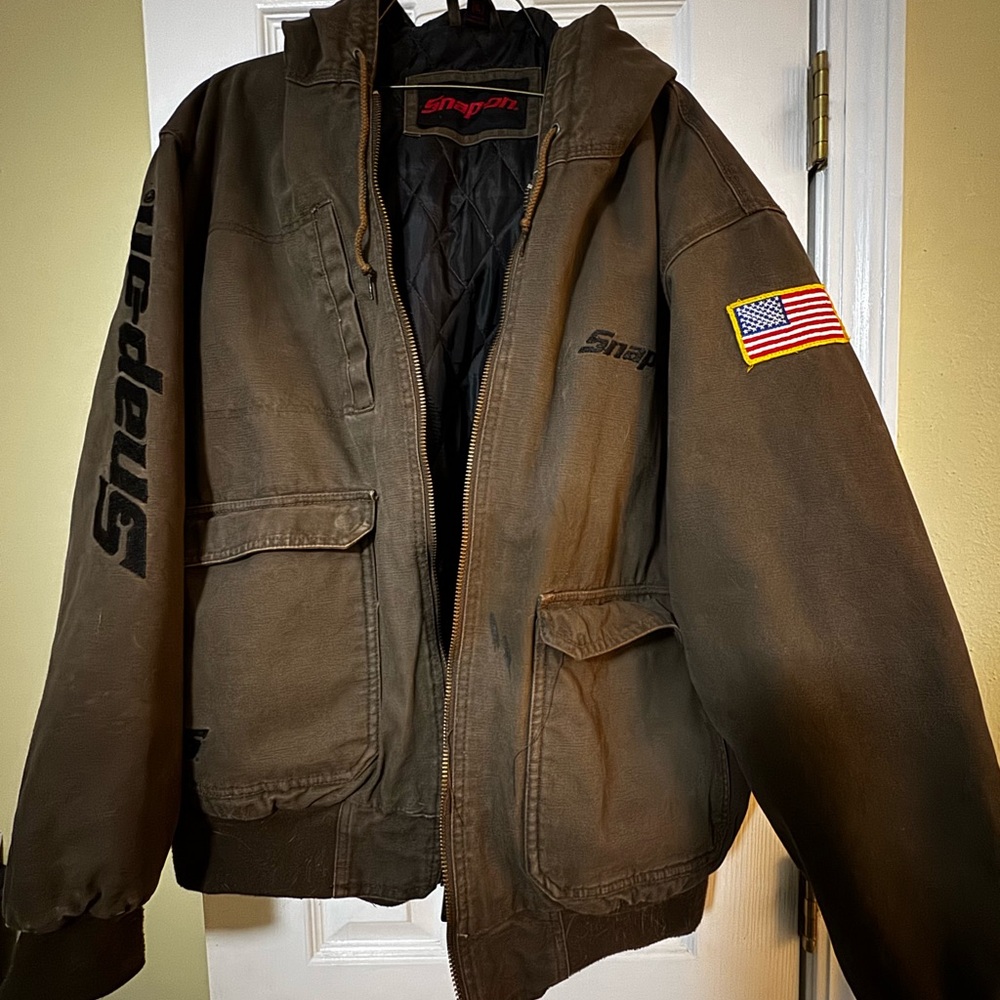 Snap On Men's Brown Jacket
